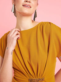 Antheaa Sheath Embellished Party Dress