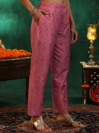 Libas Women Ethnic Motifs Regular Sequinned Kurta with Trousers & With Dupatta