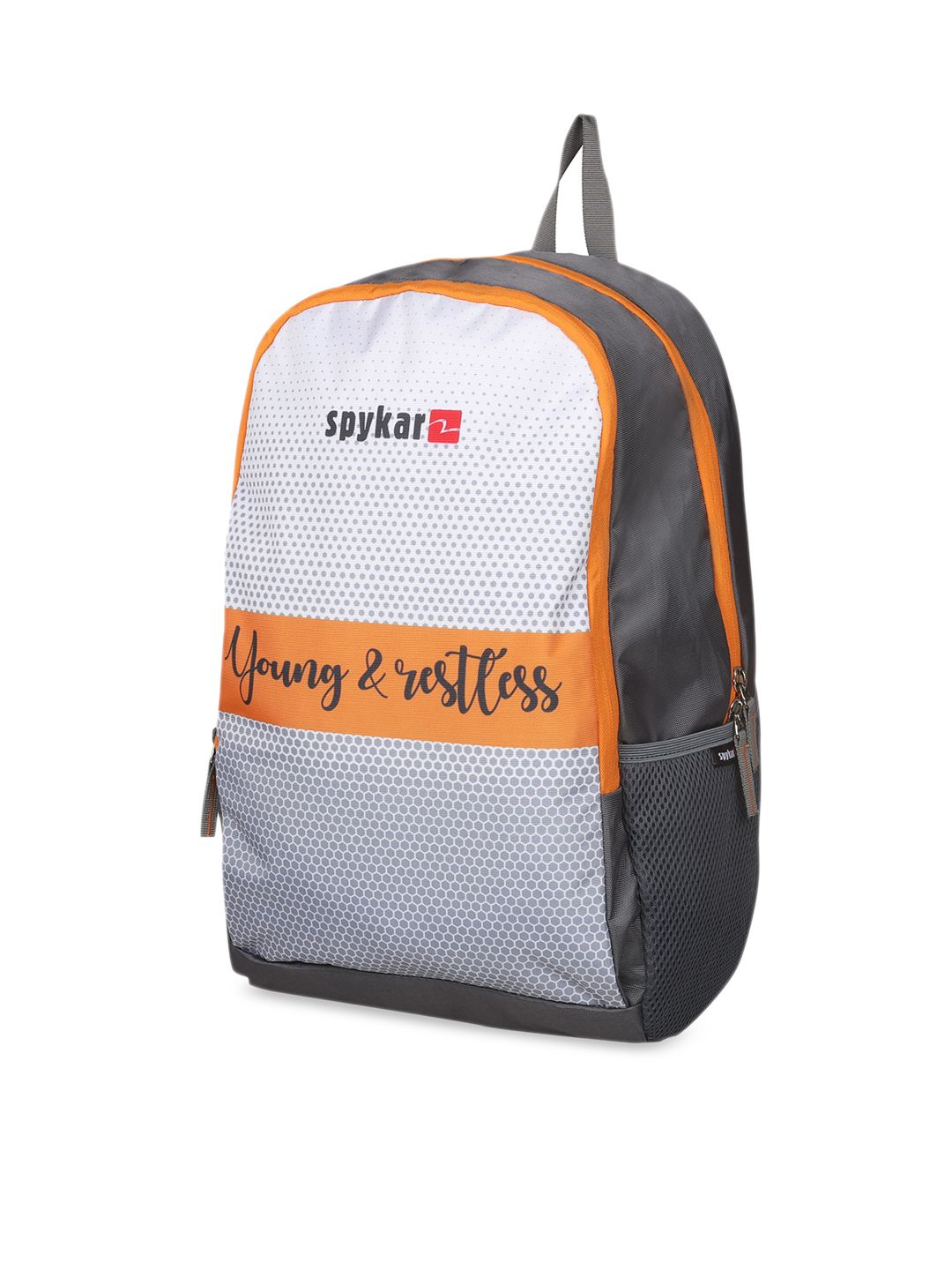 SPYKAR Typography Printed Medium Backpack