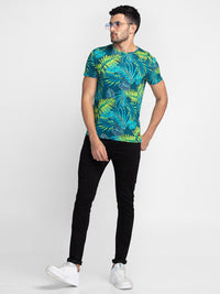 Being Human Tropical Printed Round Neck T-shirt