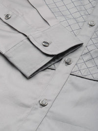 House of Pataudi Opaque Pure Cotton Party Shirt