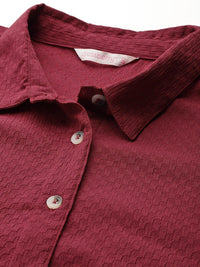 DressBerry Textured Casual Shirt