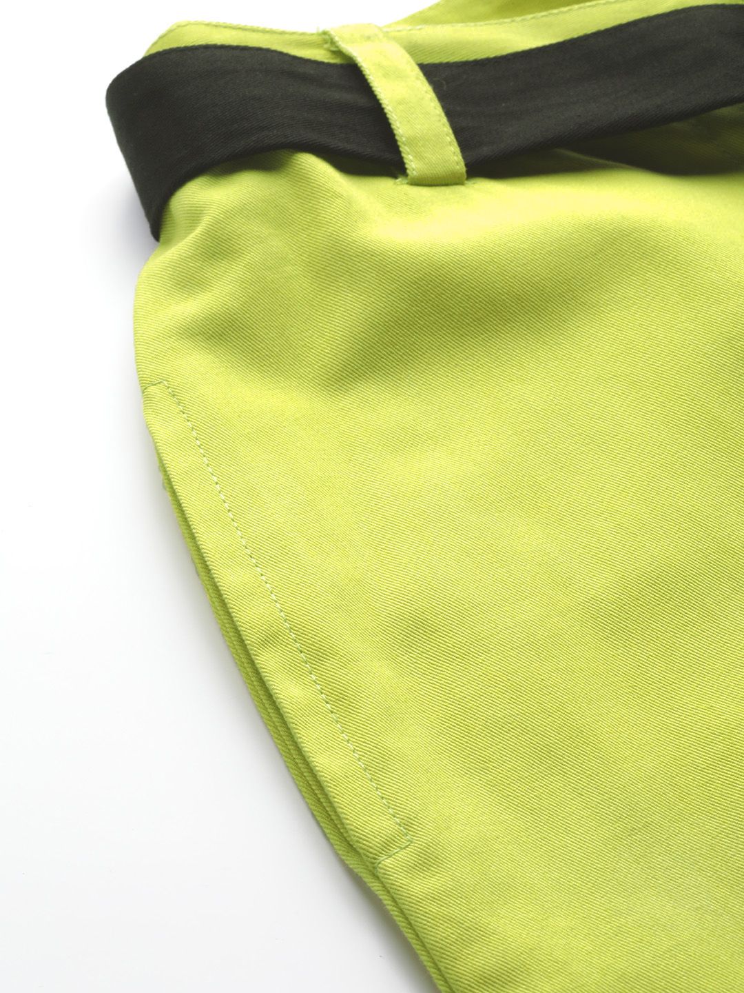 STREET 9 Women Lime Green Cargos