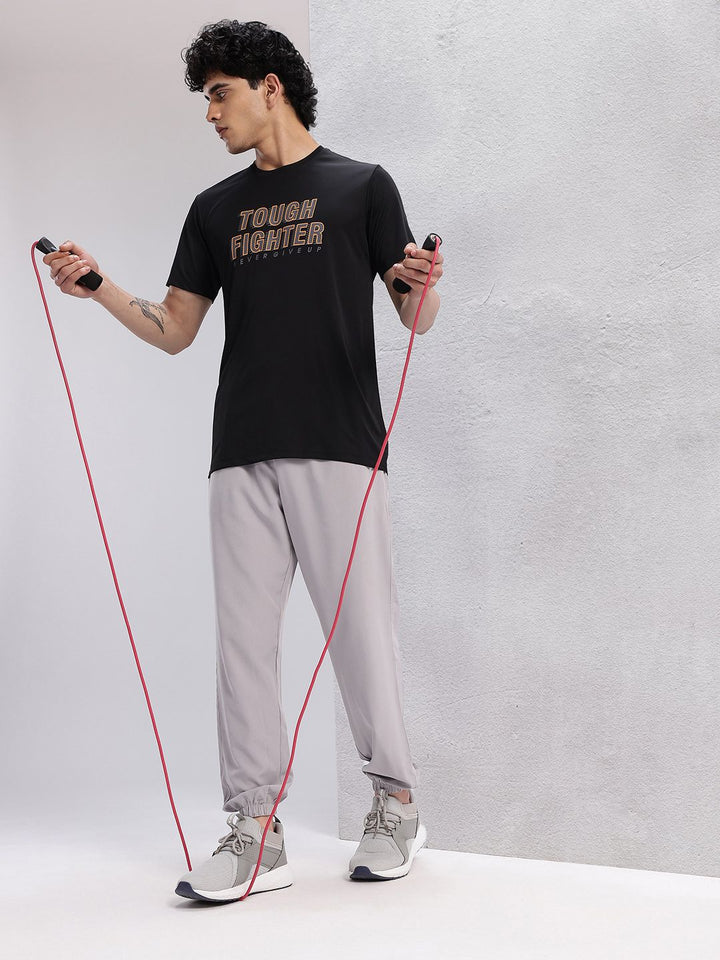 HRX by Hrithik Roshan Men Typography Printed Rapid-Dry Training T-shirt