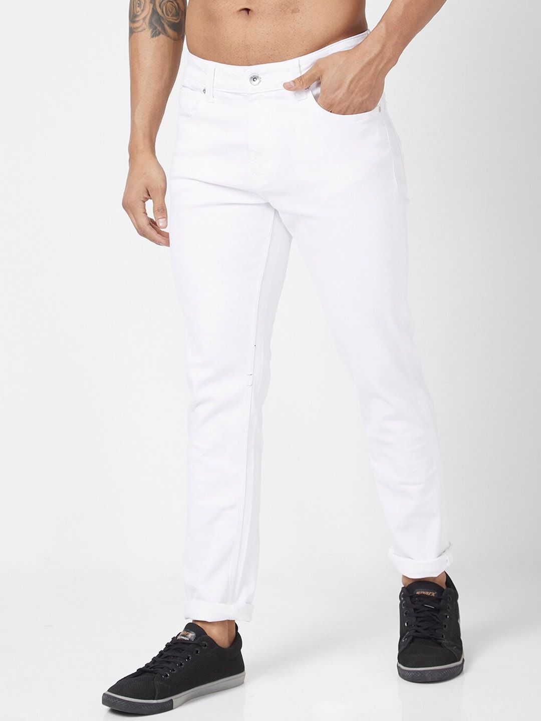 SPYKAR Men Skinny Fit Low-Rise Stretchable Jeans