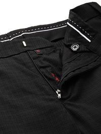 Raymond Men Checked Slim Fit Formal Trousers
