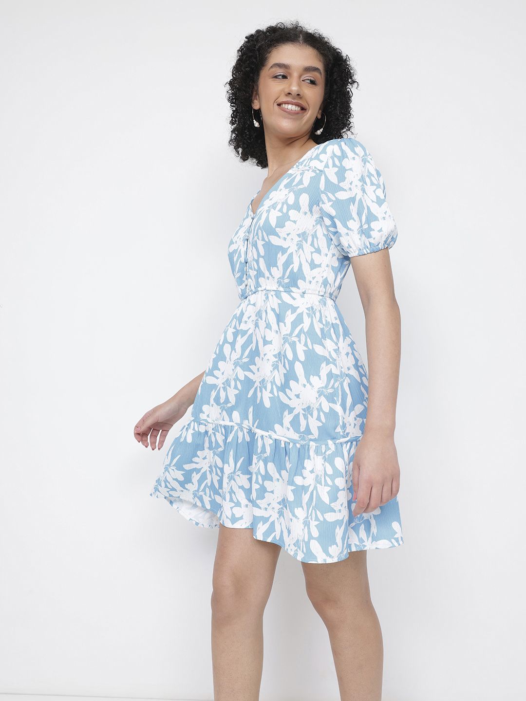 DressBerry Flower Power Tiered Layer Dress