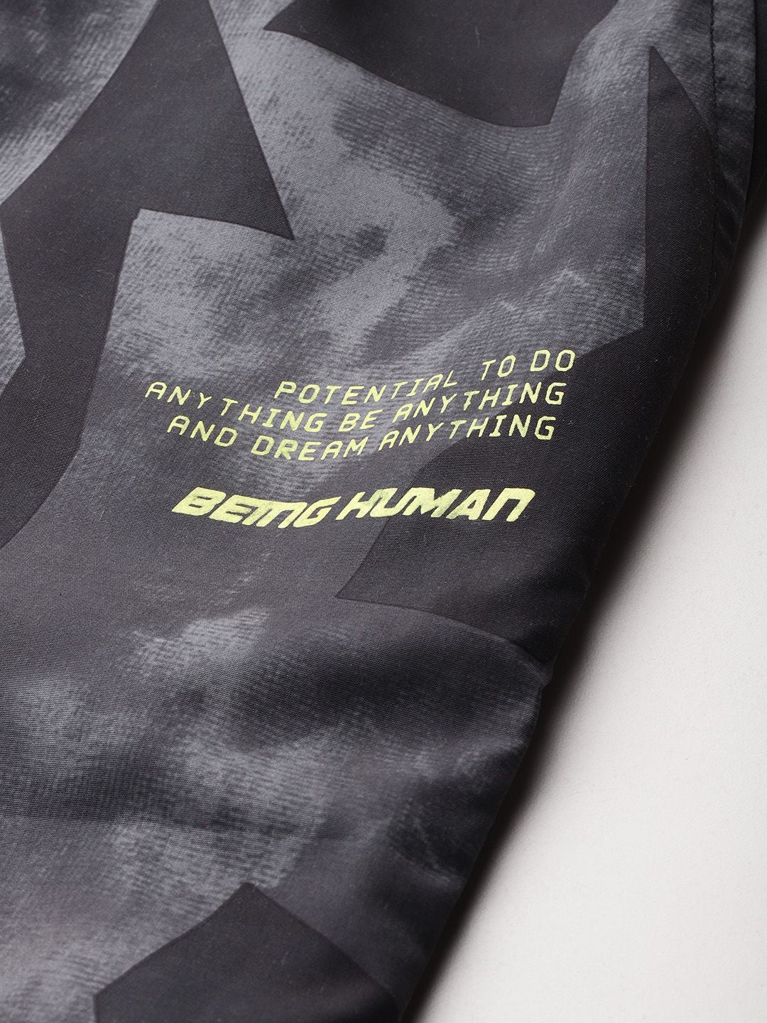 Being Human Plus Size Geometric Printed Joggers