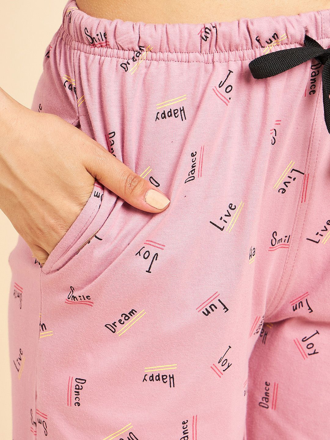 Sweet Dreams Geometric Printed Pure Cotton Night suit