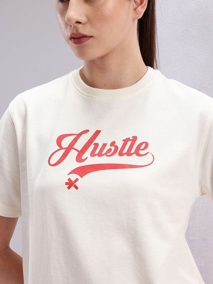 HRX by Hrithik Roshan Typography Printed T-shirt With Trackpants