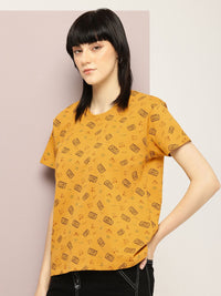 DILLINGER Printed Pure Super Combed Cotton Boxy T-shirt