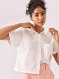 The Label Life Extended Sleeves Casual Boxy Fit Shirt