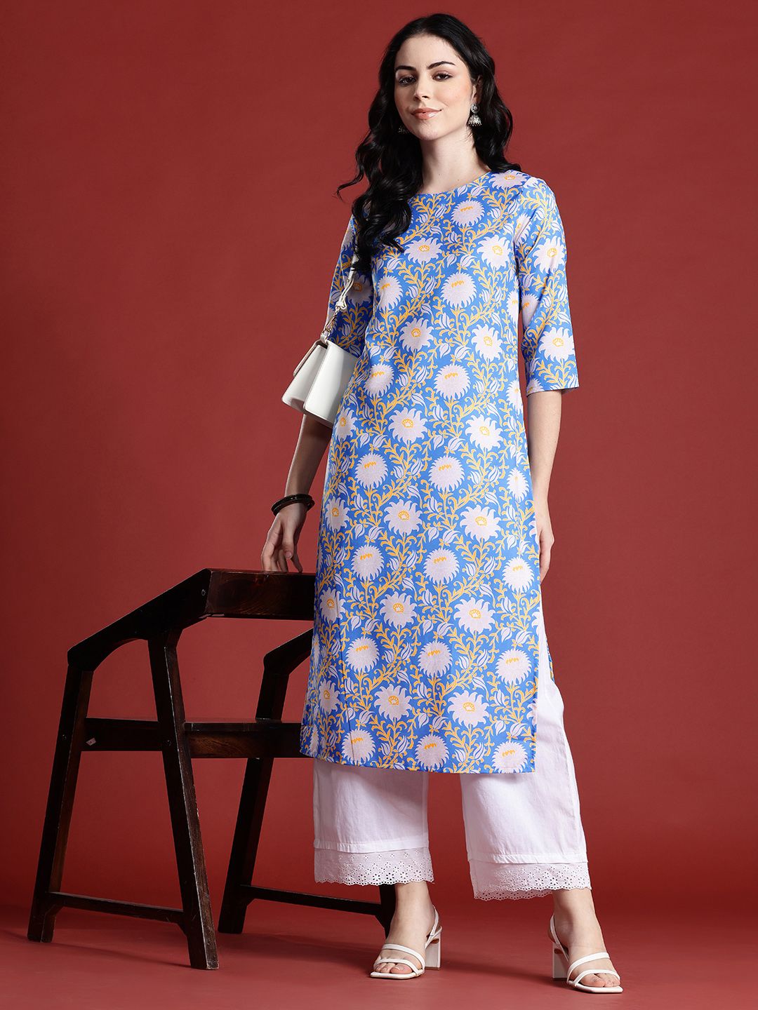 Anouk Women Floral Printed Kurta
