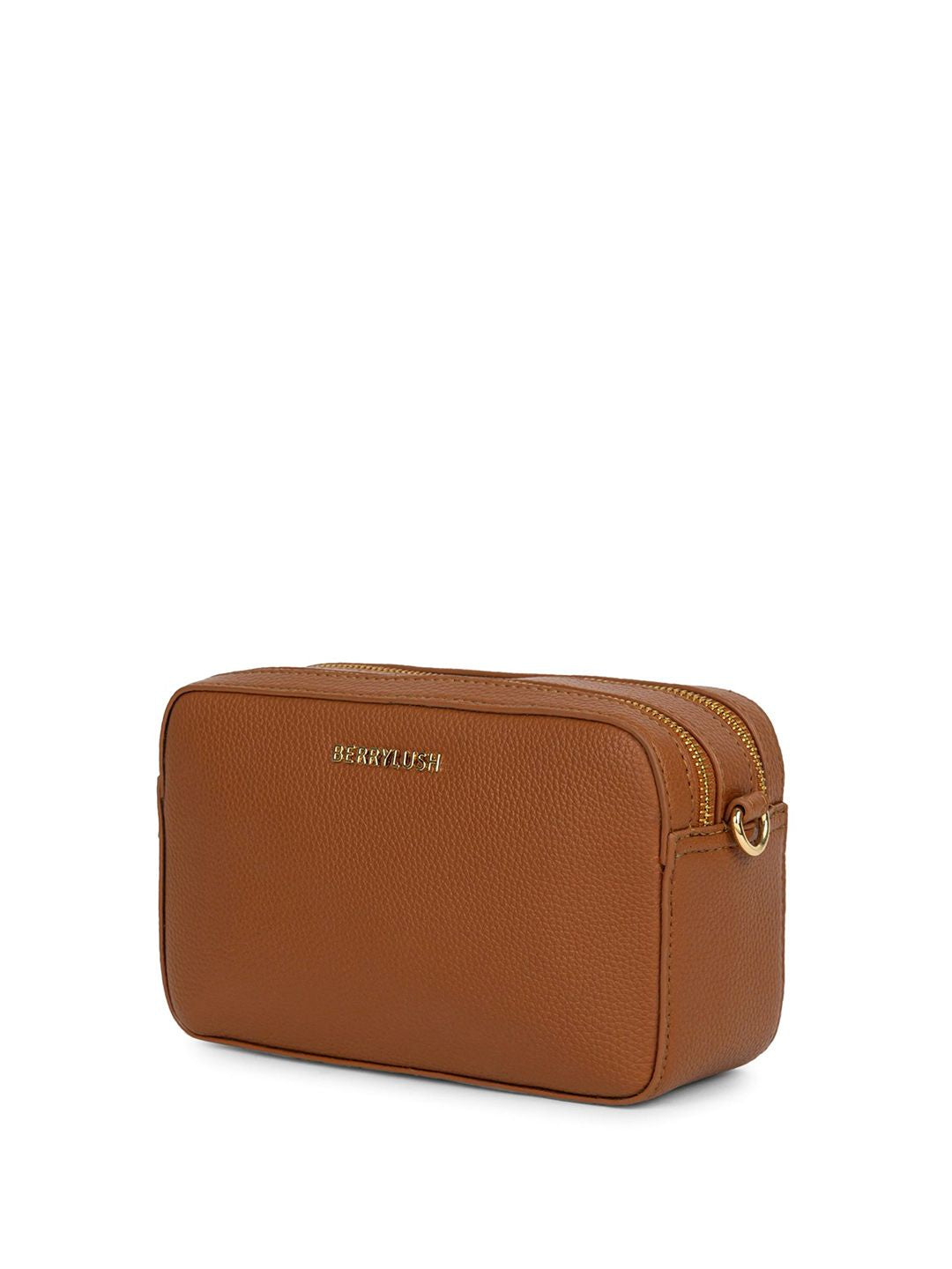 Berrylush Structured Sling Bag with Cut Work