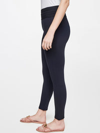 AND Women Blue Solid Skinny Fit Trousers