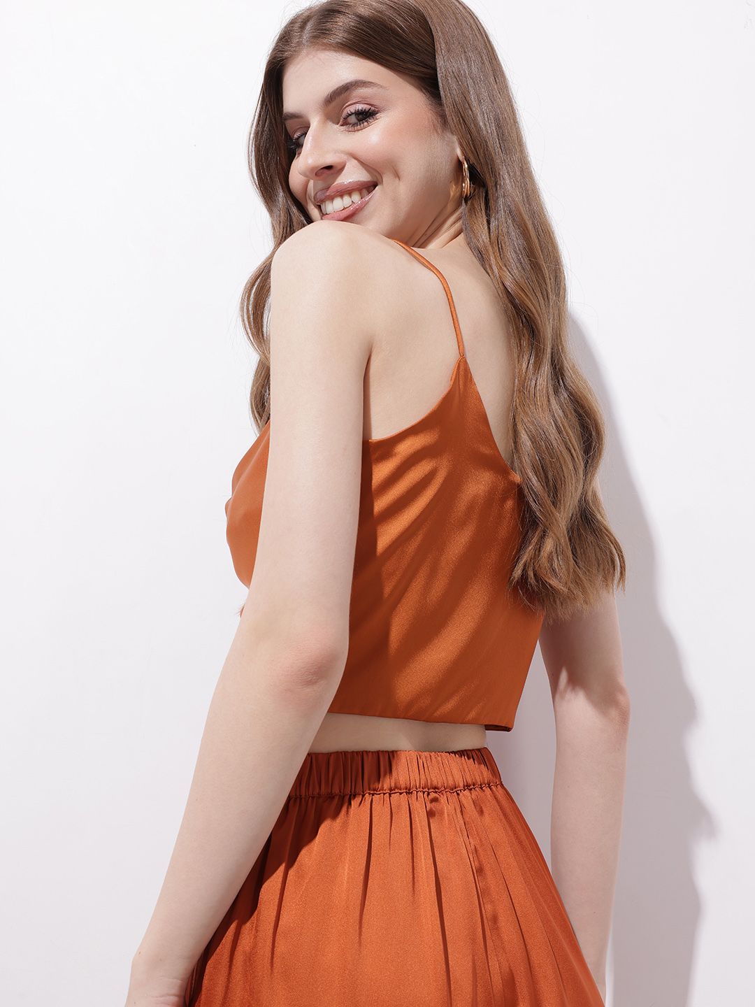 DressBerry Sunset Silhouette Cami Crop Top