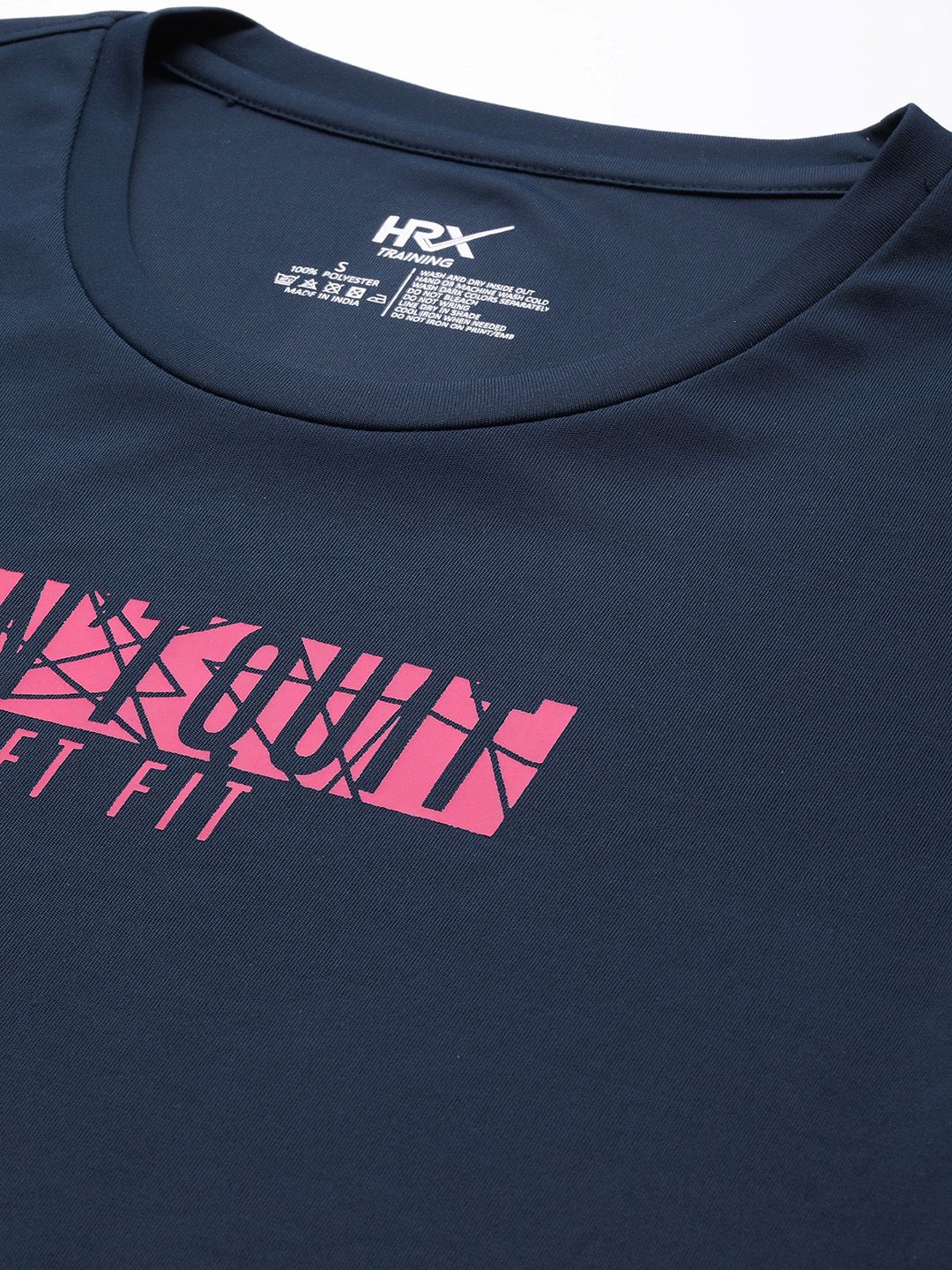 HRX by Hrithik Roshan Typography Printed Training T-shirt