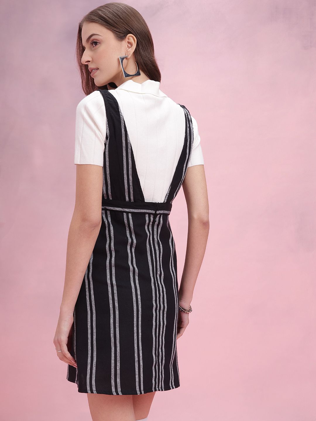 DressBerry Striped A-Line Dress