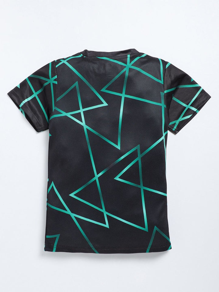 HRX by Hrithik Roshan Boys Geometric Printed T-shirt
