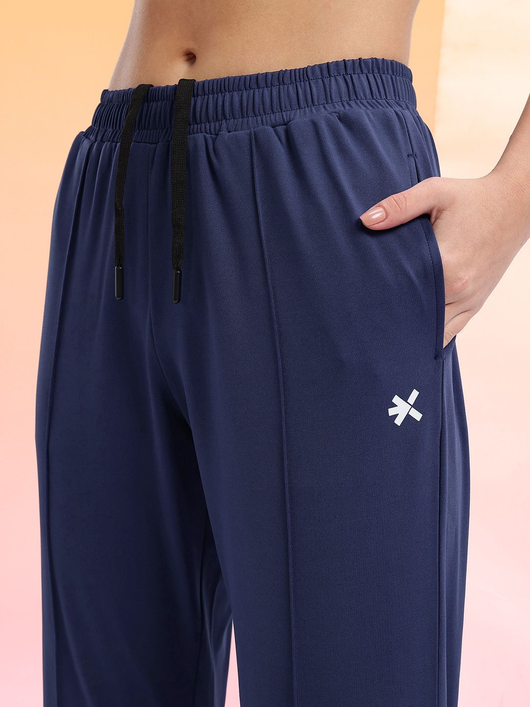 HRX by Hrithik Roshan Women Typography Detail Rapid-Dry Running Joggers