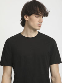The Bear House Men Solid Round Neck Tshirt