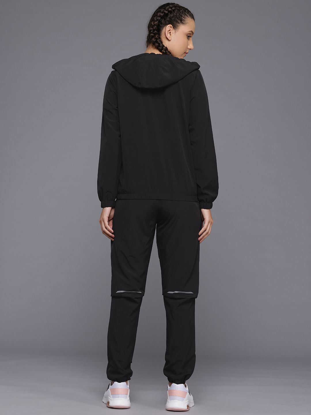 HRX by Hrithik Roshan Hooded Rapid-Dry Running Tracksuit