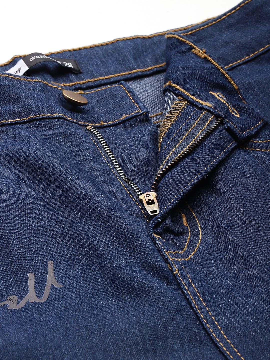 DressBerry Women Boyfriend Fit Printed Stretchable Jeans