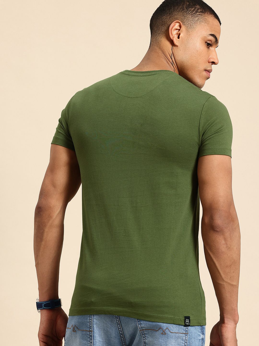 Being Human Printed Pure Cotton T-shirt