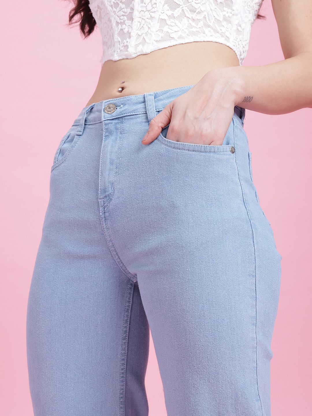 DressBerry Women Wide Leg Jeans