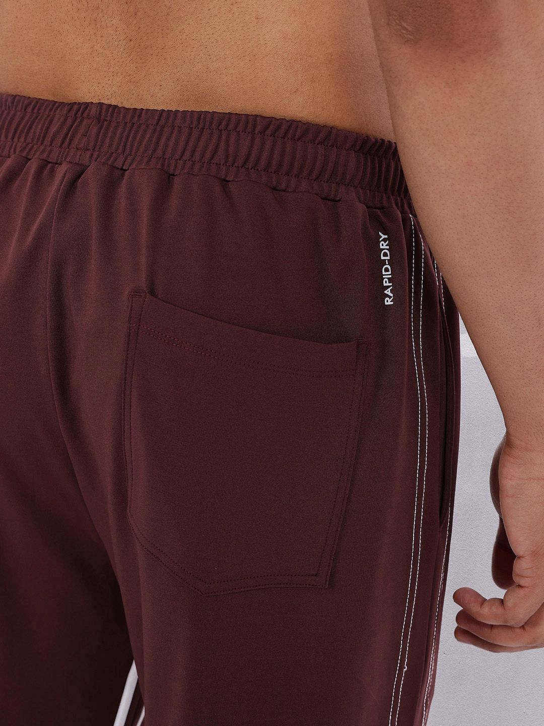 HRX by Hrithik Roshan Men Striped Detail Training Track Pants