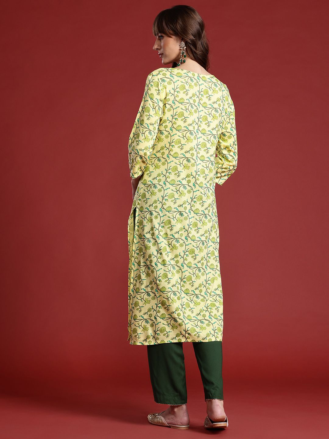 Anouk Floral Printed Kurta