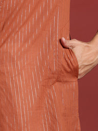 Anouk Lurex Detailed Kurta with Churidar