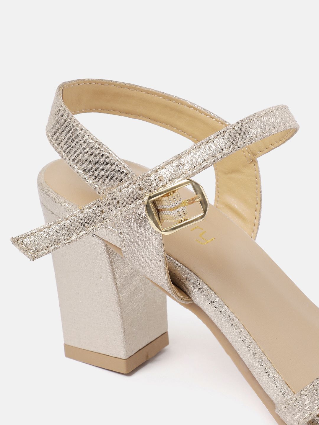 DressBerry Open Toe Block Heels