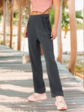 DressBerry Women Tie-Up Twist Crinkled Trousers