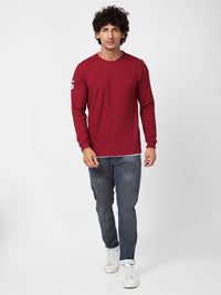 SPYKAR Round Neck Cotton Sweatshirt
