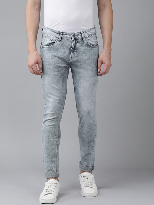 SPYKAR Men Super Skinny Fit Low-Rise Light Fade Stretchable Jeans