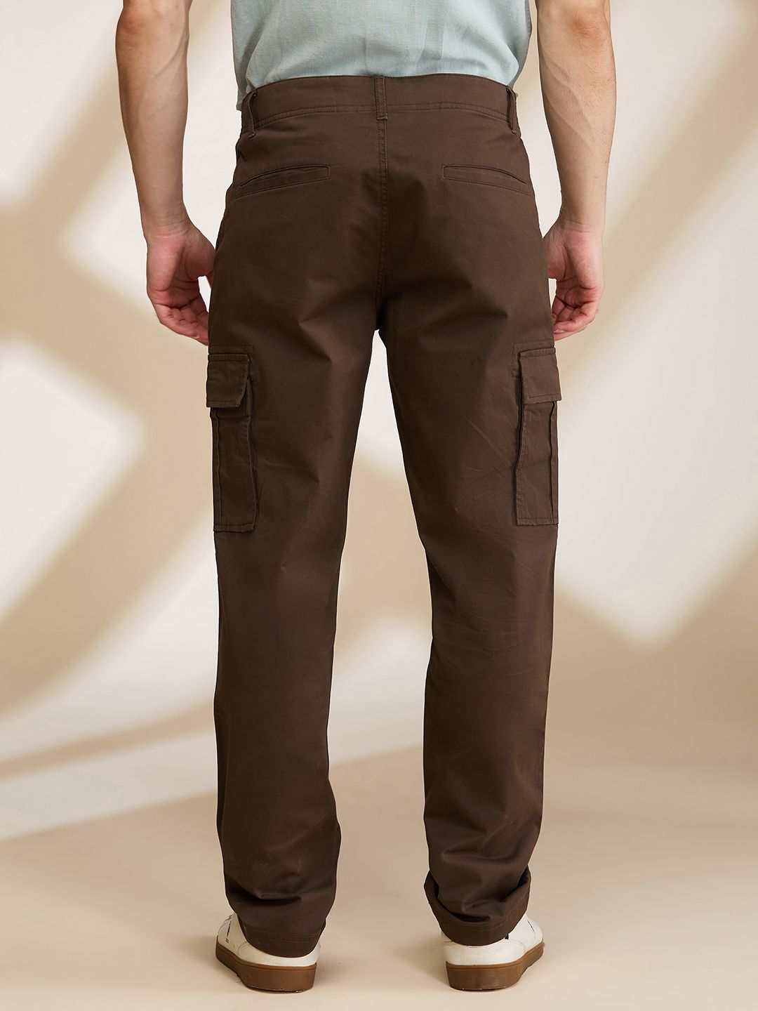 Being Human Men Relaxed Fit Cargos Trousers