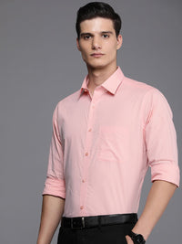 Raymond Self Design Slim Fit Pure Cotton Formal Shirt