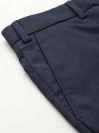 Raymond Men Checked Slim Fit Trousers