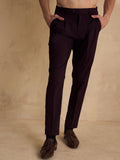 DENNISON Men Double Pleated Formal Trouser