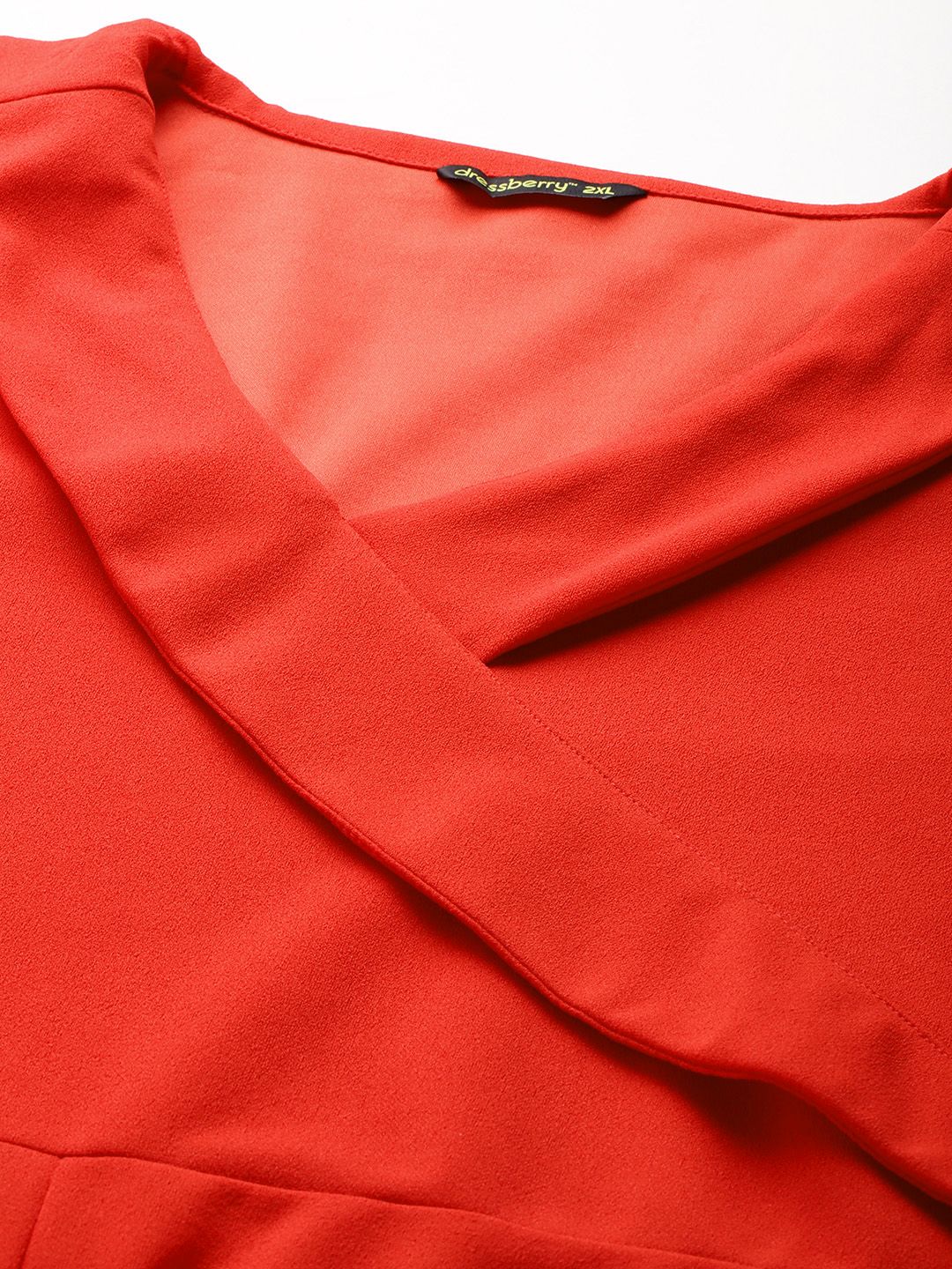 DressBerry Plus Size Layered Fit & Flare Mini Dress