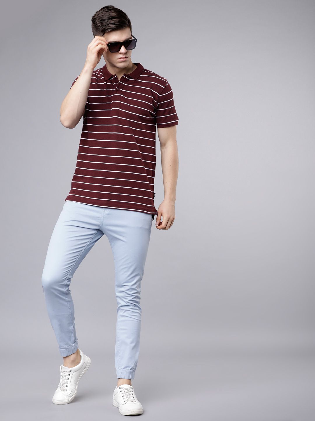 HIGHLANDER Men Blue Slim Fit Joggers