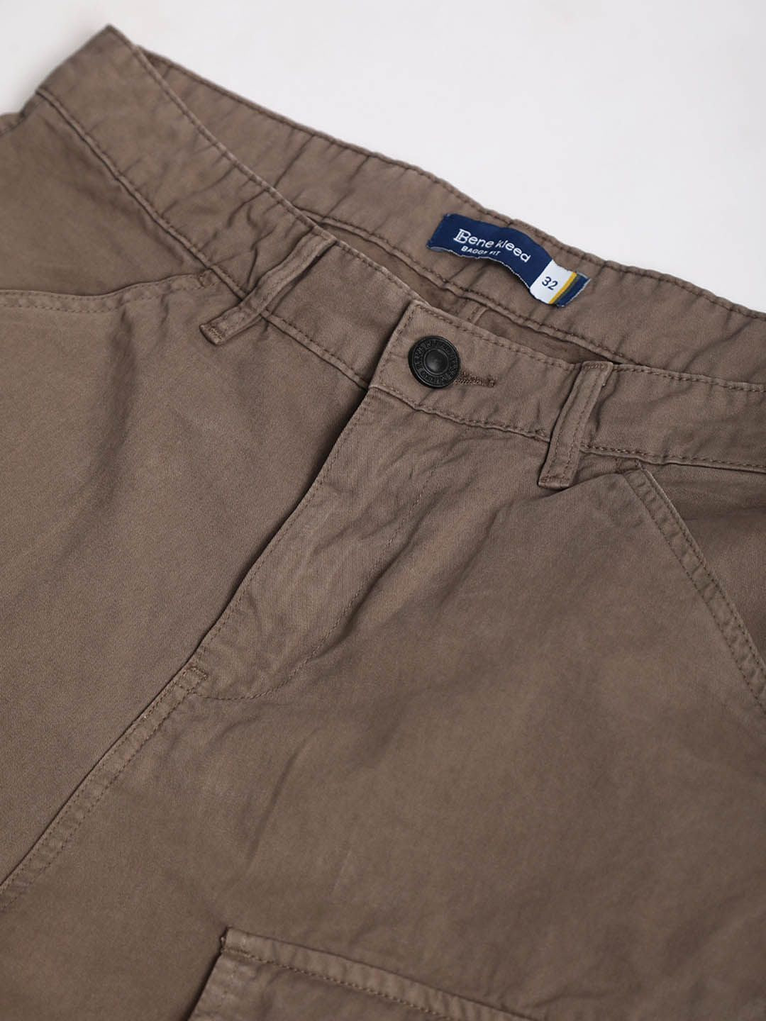 Bene Kleed Men Baggy Fit Cargos Trousers