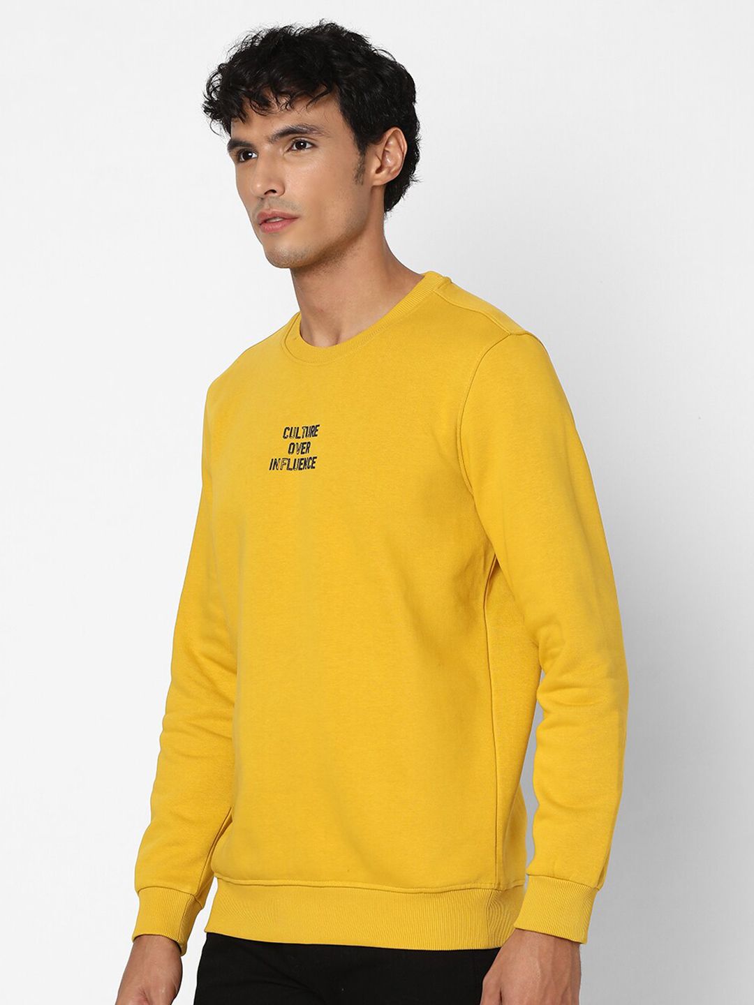SPYKAR Round Neck Cotton Sweatshirt