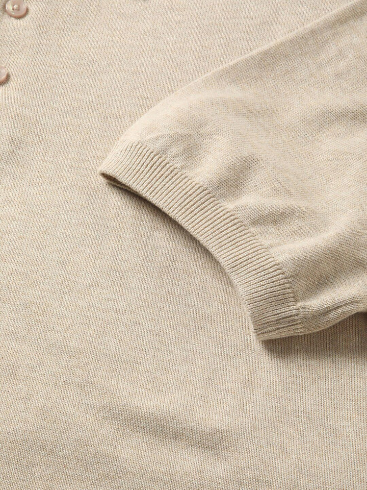 THE BEAR HOUSE Men Solid Regular Fit Cotton Polo Collar T-Shirt