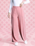 DressBerry Women High-Rise Trousers