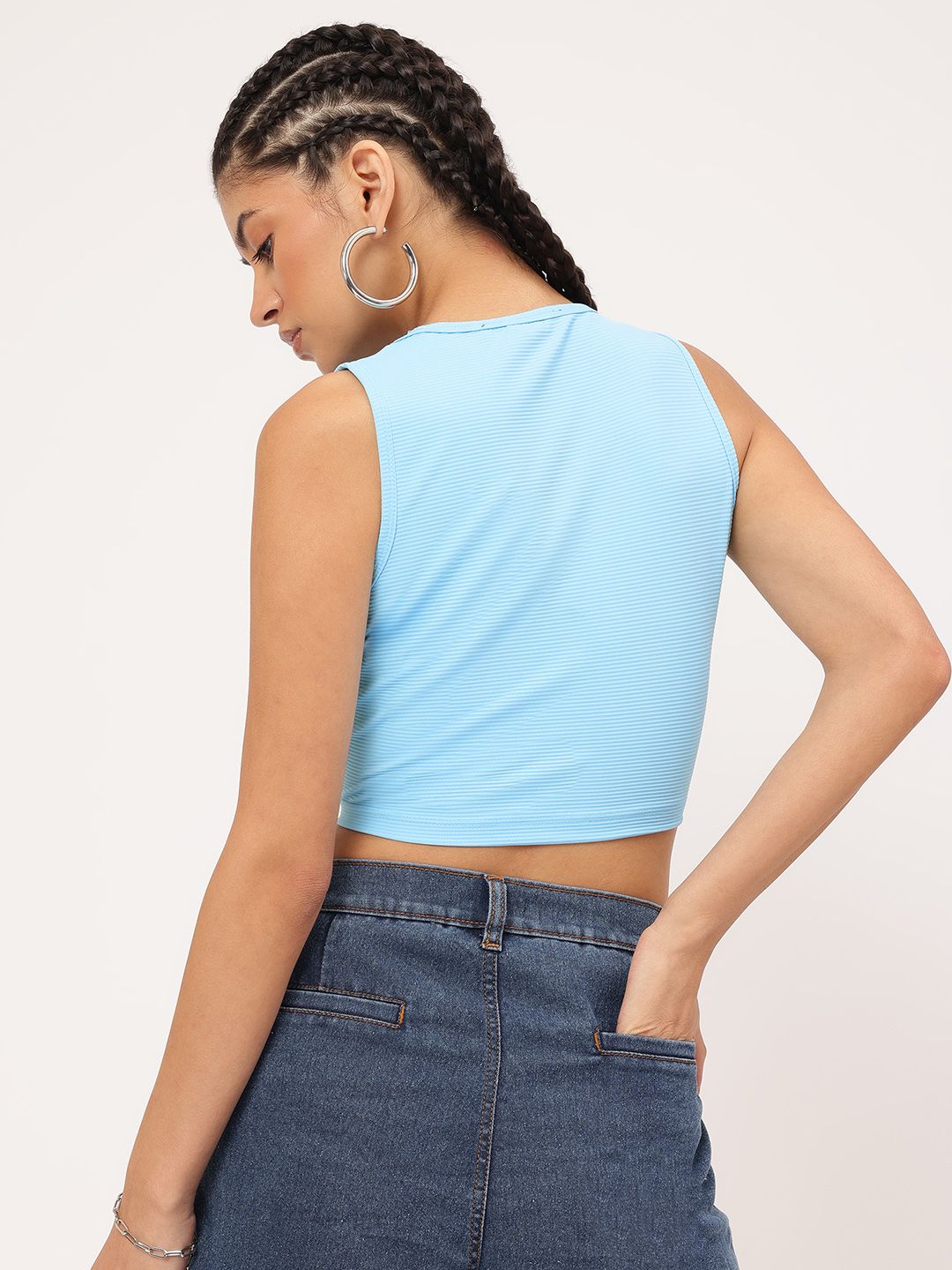 DressBerry It Girl Essential Ribbed Corset Top