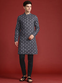 Anouk Printed Pure Cotton Kurta with Trousers