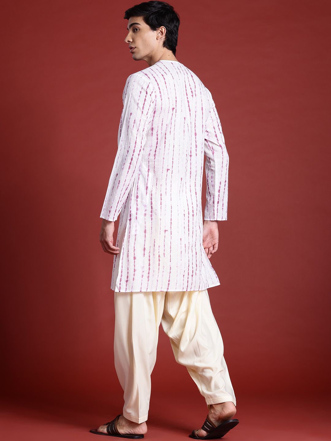 Anouk Tie & Dye Printed Kurta