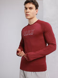 HRX by Hrithik Roshan Brand Logo Print Rapid-Dry Training T-shirt
